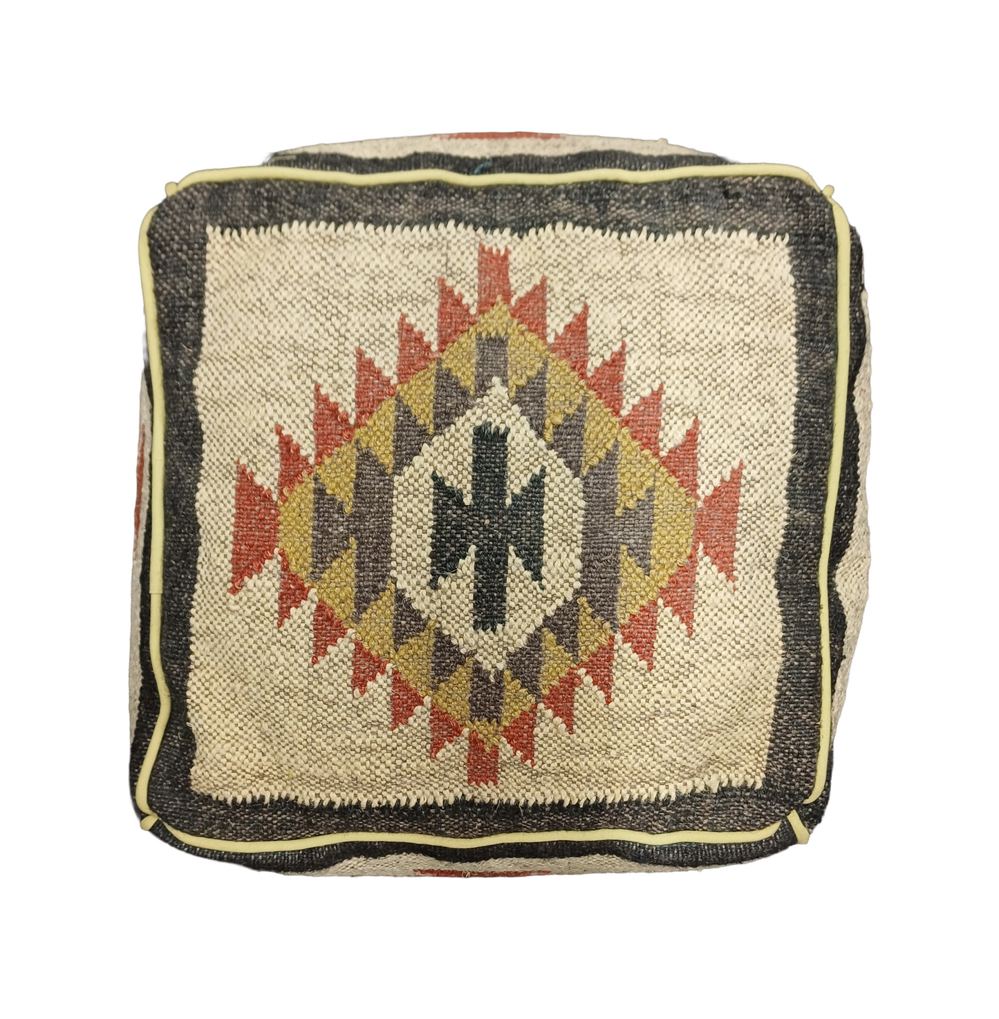 Jute Pouffe